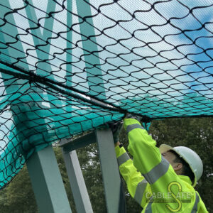 Red combinada de prevención de caídas de objetos